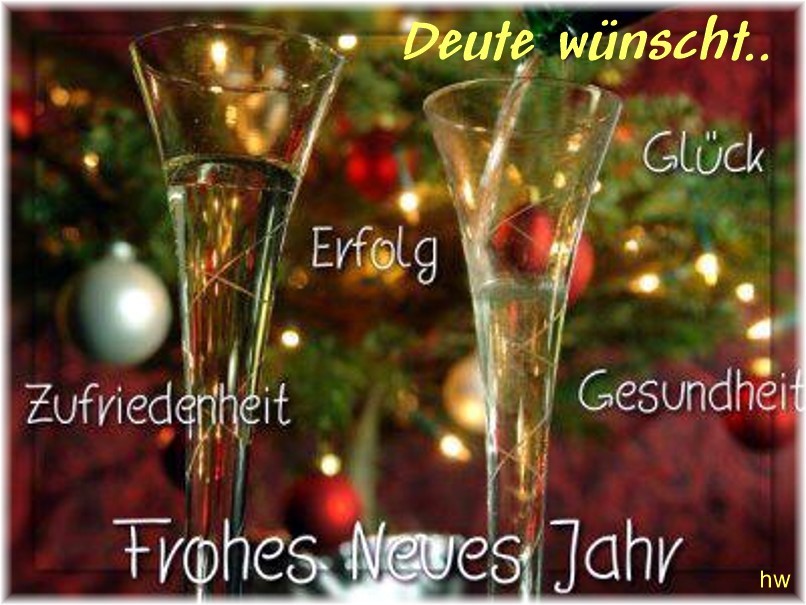 Web Deute wünscht Ein gutes neues Jahr