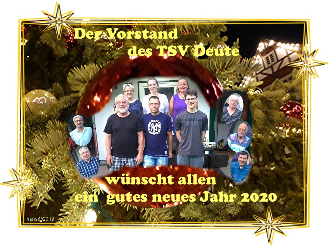 Web Web TSV Deute Vorstand zum neuen Jahr 2020