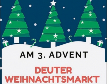 Deuter Weihnachtsmarkt am 3.Advent, So 14.12.25 ab 16 Uhr