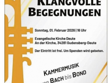 Kirchenkonzert am Sonntag, 1.Febr. 2026